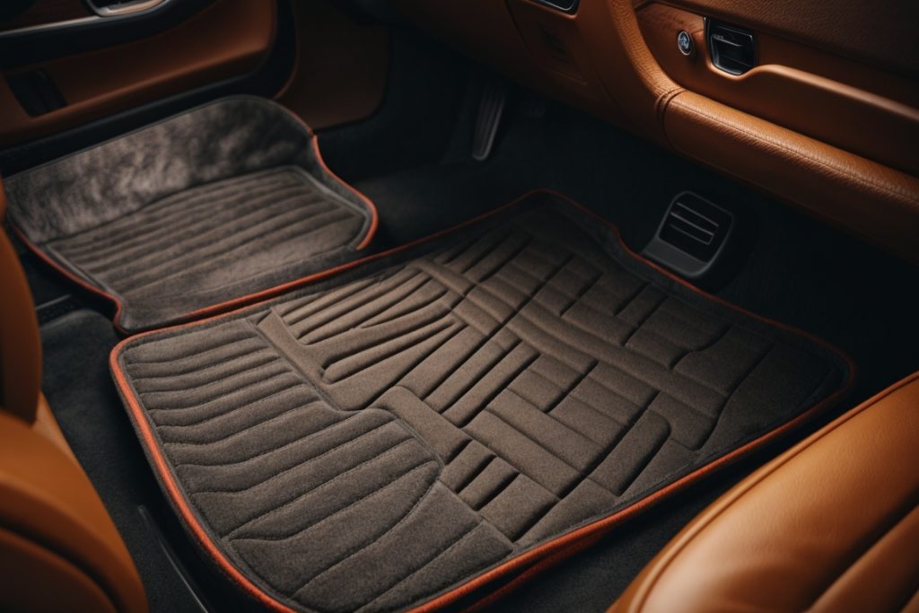 car mat after being cleaned