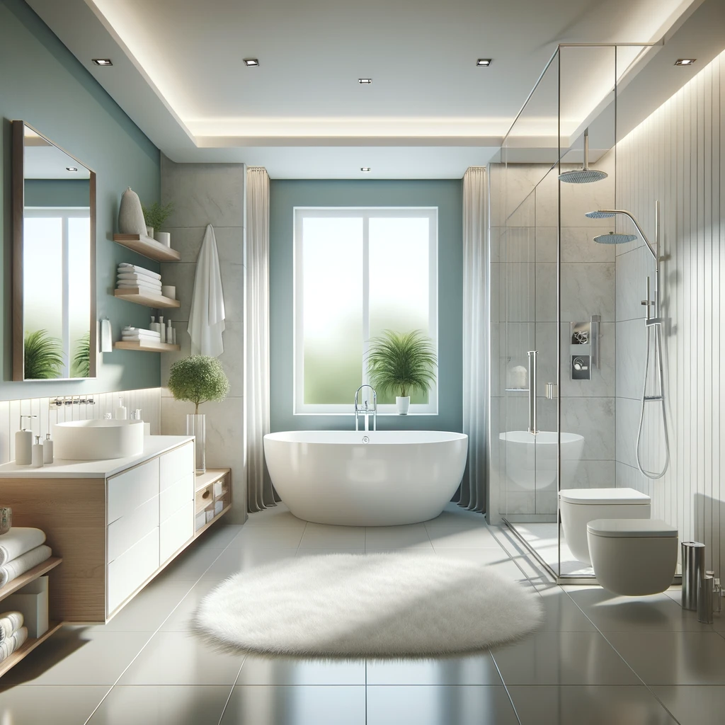 clean and organized bathroom from eezie cleaning