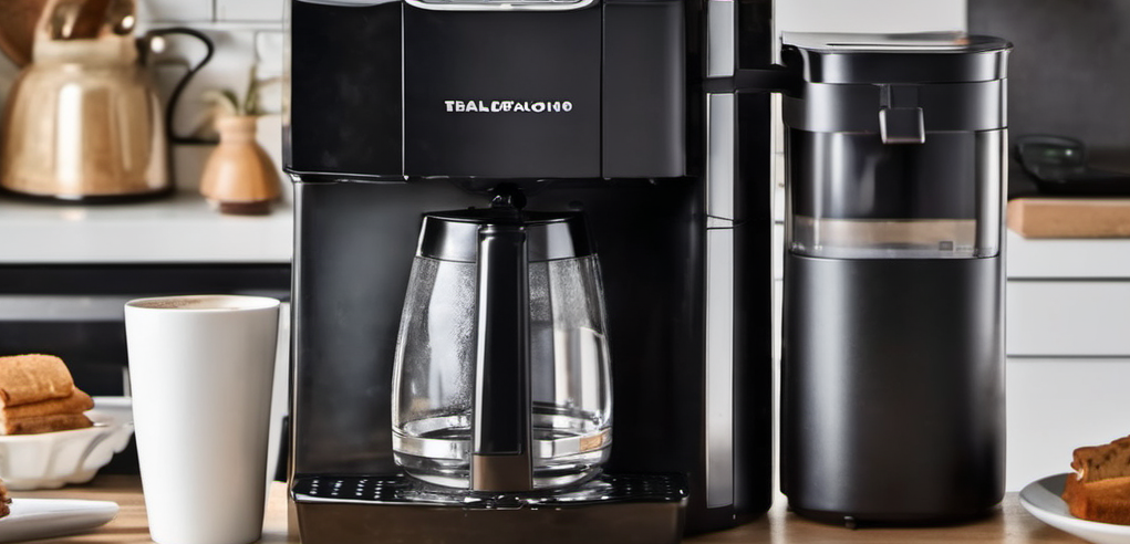 coffee maker with clean jug