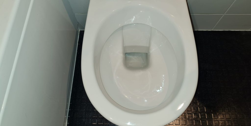 toilet after cleaning